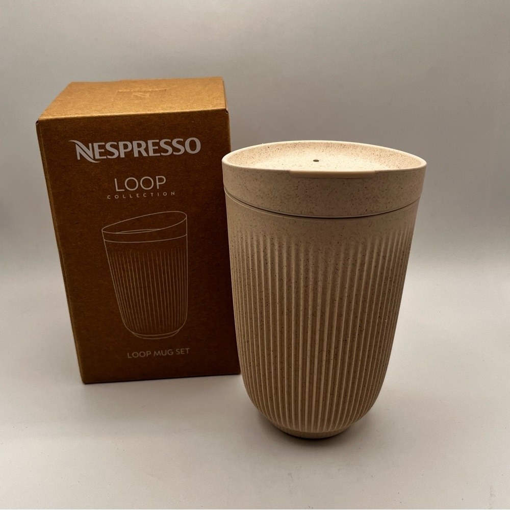 BNIB NESPRESSO  LOOP TRAVEL MUG